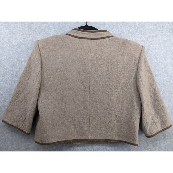 BCBG MAXAZRIA Wool Blend Dickenson Cropped Lady Jacket Blazer Sz S NWT READ - Picture 3 of 13